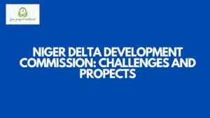 Read more about the article NIGER DELTA DEVELOPMENT COMMISSION: CHALLENGES AND PROPECTS