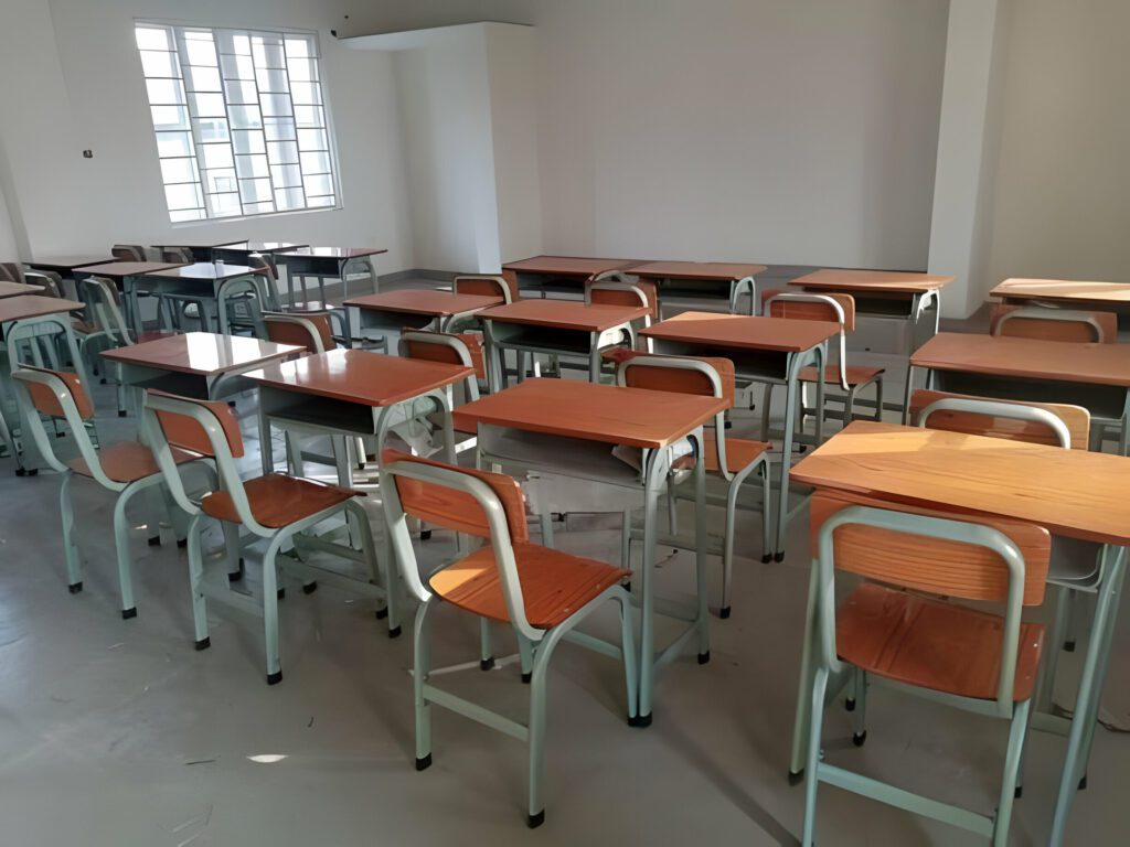 empty classroom